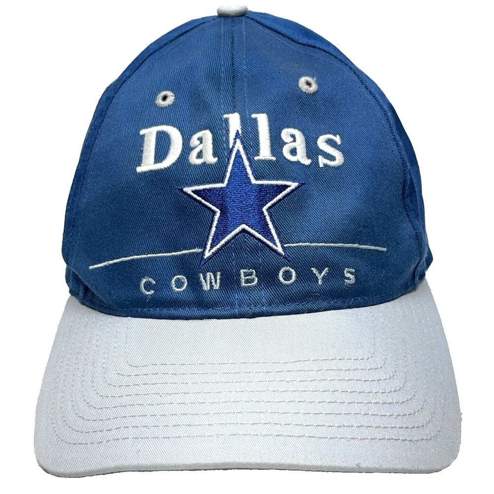 Vintage Dallas Cowboys Hat Cap SnapBack Blue Gray Twill Baseball Dad Y2K 00s